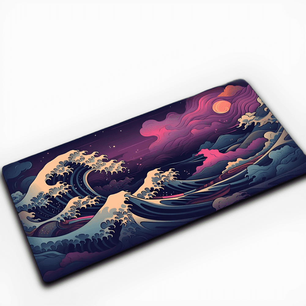 Grand Tapis De Souris Gamer XL Paysage Mer Et Plage - Design Coloré, Vendeur Français